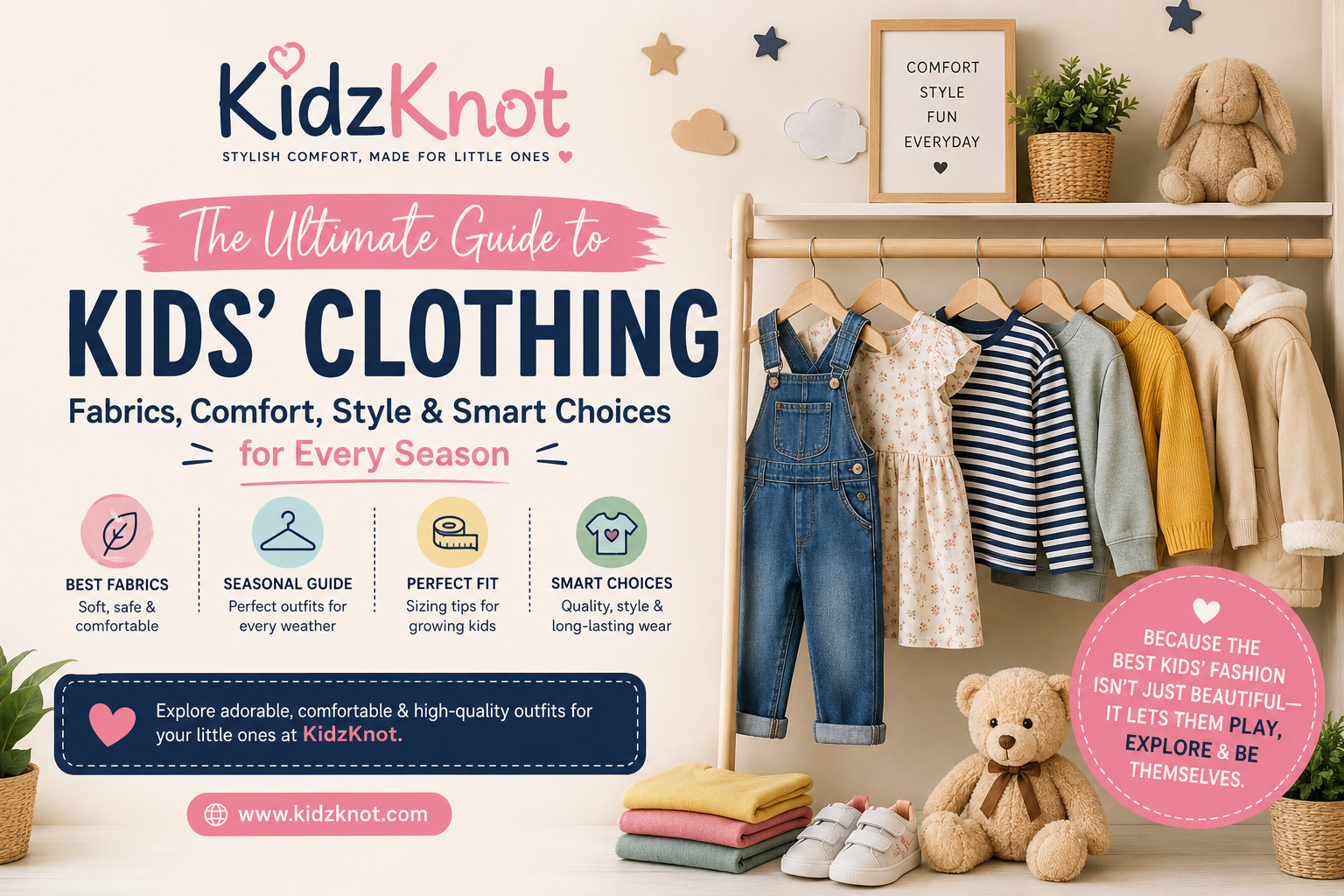 Ultimate Guide to Kids’ Clothing Fabrics: Comfort, Style & Smart Choices | KidzKnot